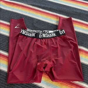 Gymshark Men's Maroon 
Element Baselayer Legging